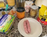 A picture of step 1 of Quick Macaroni with Bechamel.