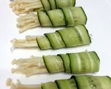 A picture of step 4 of LG CUCUMBER AND MUSHROOM( VEGAN ).