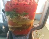 A picture of step 1 of Sandy's Salsa.