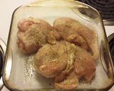 A picture of step 1 of Italian Chicken and veggie bake.