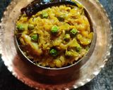 নিরামিষ বাঁধাকপি ঘন্ট(niramish bandhakopi ghanto recipe in Bengali) রেসিপি ধাপ - 4 ছবি