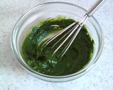 A picture of step 1 of Matcha Bavarois.