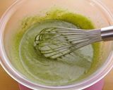 A picture of step 3 of Matcha Pound Cake with Sweet Chestnuts.