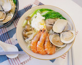 簡單做「鍋燒海鮮意麵」鰹魚湯頭好鮮甜！！的食譜步驟8照片
