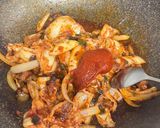 A picture of step 8 of Korean Kimchi Tofu Stew.