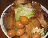 A picture of step 16 of Char Siu Pork and Marinated Soft Boiled Eggs for Ramen.