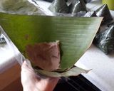 Hình bước làm 5 của món Bánh giò bột gạo lứt + hạt chia