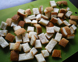 A picture of step 1 of Crispy! Ginger Rusks Made From Bread Crusts.