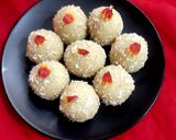 A picture of step 5 of Thandie mawa ladoo.