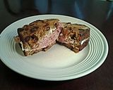 A picture of step 6 of Grilled Ham and Cheese Sandwiches on Date Nut Bread.