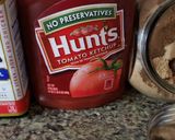 A picture of step 1 of 3 ingredients bbq sauce.