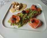 A picture of step 15 of Moroccan Couscous Salad with Olives.