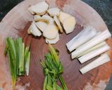 Hình bước làm 2 của món Cơm gà chay!