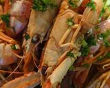 Foto del paso 5 de la receta Mezcla de gambas y cigalas al horno