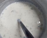 A picture of step 2 of Rice firni.