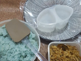 Lemper Telang (Onigiri) isi Ayam