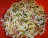 A picture of step 1 of Nagaimo Yam and Bacon Cheesy Chijimi.