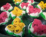 Foto langkah ke 7 dari resep Bolu kukus semangka simpel ga ribet.
