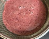 A picture of step 1 of Pomegranate Plum & Mint Juice.