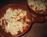 A picture of step 7 of Tofu and Mushrooms au Gratin with Meat Sauce.