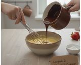 Foto langkah ke 2 dari resep Chocolate Lava Cake "Lumer di Hati".