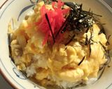A picture of step 7 of Golden Dashi - Superb Oyako-Don With Egg and Chicken.