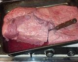 A picture of step 1 of Southern Smoked Brisket.