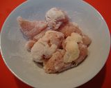 A picture of step 3 of Re-using the Cooking Liquid From Simmered Pork Belly Cubes Braised Daikon Radish and Chicken.
