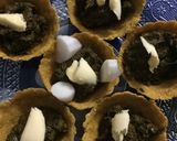 A picture of step 5 of Sarson ka saag in corn canapes.