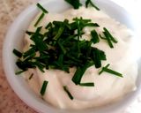 A picture of step 1 of My Soft Cheese, Sour cream and Chopped fresh Chives.