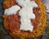 Foto del paso 3 de la receta: Pizza de zanahoria vegetariana