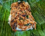 Foto langkah ke 8 dari resep Nasi Bakar Ikan Tuna.