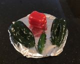 A picture of step 1 of Roasted stuffed pepper soup.