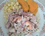 Foto del paso 4 de la receta: Ceviche de pescado con langostinos