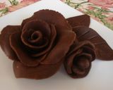 A picture of step 18 of Decorative Chocolate Roses.
