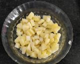A picture of step 1 of Bihari Samosha.