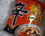 A picture of step 1 of Easy, Spicy and Delicious Ramen Jjigae with Shin Ramen.