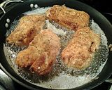 A picture of step 10 of Chicken Kiev.