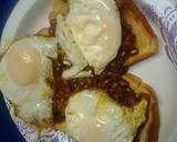 Baked beans on toast with egg recipe step 4 photo