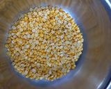 A picture of step 2 of Panchratna Daal / lentils for stuffed baati.