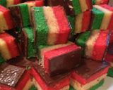 A picture of step 26 of Rainbow Cookies.