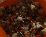 A picture of step 4 of Baccho ke liye healthy sprout salad.