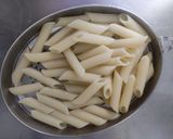 A picture of step 10 of Kadhai pasta masala.
