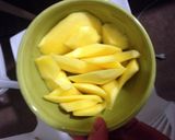 A picture of step 3 of Salty Green Mango.