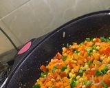 A picture of step 6 of Coconut veggies rice.