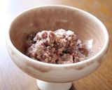 A picture of step 4 of Milky Adzuki Ice Cream.