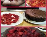 A picture of step 5 of AMIES Strawberry Orange Chocolate Cake.