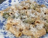 Foto del paso 7 de la receta Rigatoni con Coles de Bruselas y Leche de Coco