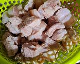 Hình bước làm 1 của món Thịt kho củ cải