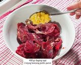 Foto langkah ke 1 dari resep Daging Goreng Cabai Garam.